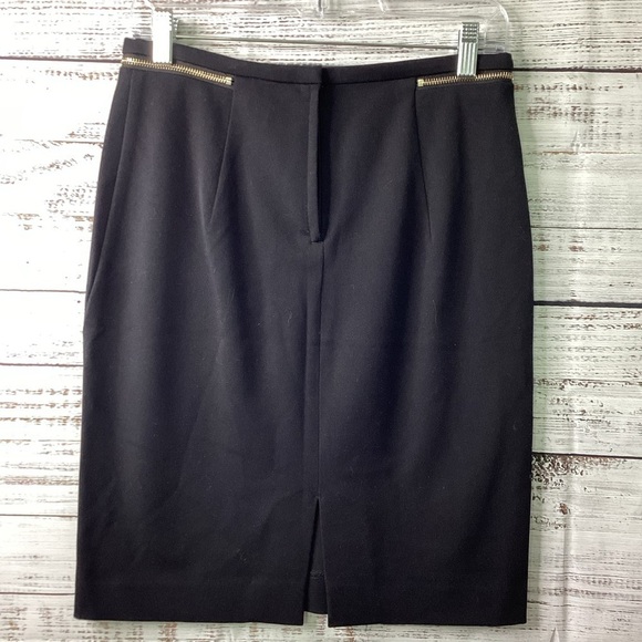 H & M SIZE 8‎ BLACK PENCIL SKIRT WORK GUC - Picture 6 of 10